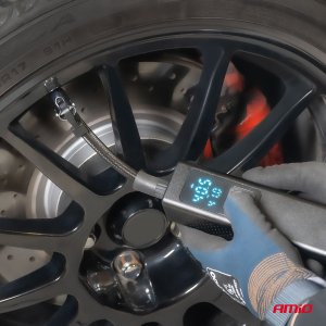 Kompresor samochodowy z wyświetlaczem LED 12V 100W AMIO-04376 6