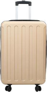 vidaXL Składana Walizka Twarda 24"" Szampan 43x27x66 cm ABS 1