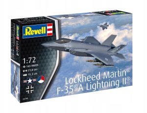 Model plastikowy Lockheed Martin F-35A Lightning II 1/72 3