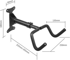 Rowerowy uchwyt cienny poziomy stal max. obcišżenie 30kg Maclean MC-431 4