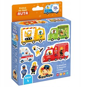 Układanka Puzzle do pary - Auta 1