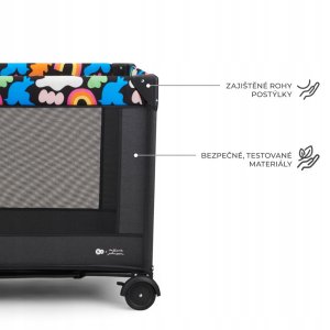 Łóżeczko turystyczne JOY 2 HAPPY SHAPES 12