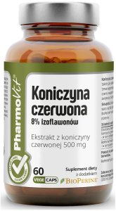 Pharmovit Koniczyna czerwona suplement diety 60 kapsułek 500mg 1