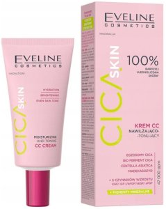 Eveline Cica Skin Nawilżający Krem CC Do Twarzy Wyrównujący Koloryt 30ml 1