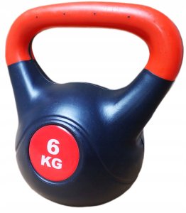 Kettlebell Hantel Obciążenie Odważnik Do Ćwiczeń Treningu KUBISPORT 6 kg 1