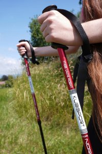 Kije Trekkingowe do Nordic Walking Składane Regulowane KUBISPORT 65-135 cm 3