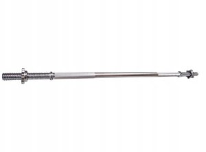 Gryf Prosty Stalowy Sztanga do Ćwiczeń Śrubowy KUBISPORT 1200/25 mm 1