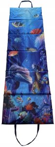 Koc Plażowy Mata Leżanka Leżak Składany Wodoodporny KUBISPORT 195x55 cm 1