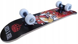 Deskorolka Klasyczna dla Dzieci Drewniana KUBISPORT Rock&Roll 2