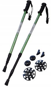 Kije Trekkingowe do Nordic Walking Składane Regulowane KUBISPORT 65-135 cm 1