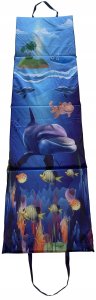 Koc Plażowy Mata Leżanka Leżak Składany Wodoodporny KUBISPORT 180x48 cm 1