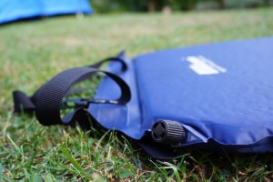 Materac Mata Karimata Turystyczna Lekka Nadmuchiwana z Poduszką KUBISPORT 186x53 cm 5