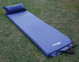 Materac Mata Karimata Turystyczna Lekka Nadmuchiwana z Poduszką KUBISPORT 186x53 cm 6