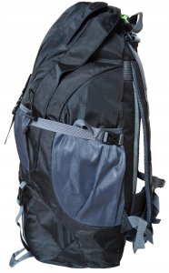 Plecak Turystyczny do Wędrówek Damski Męski Czarny Pojemny KUBISPORT 50 L 2