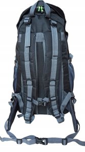 Plecak Turystyczny do Wędrówek Damski Męski Czarny Pojemny KUBISPORT 50 L 4