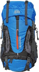 Plecak Turystyczny do Wędrówek Damski Męski Niebieski Pojemny KUBISPORT 60L 4