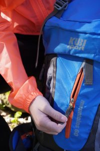 Plecak Turystyczny do Wędrówek Damski Męski Niebieski Pojemny KUBISPORT 60L 8