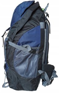 Plecak Turystyczny do Wędrówek Damski Męski Niebieski Pojemny KUBISPORT 50 L 2