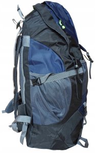 Plecak Turystyczny do Wędrówek Damski Męski Niebieski Pojemny KUBISPORT 50 L 3