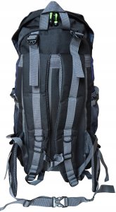 Plecak Turystyczny do Wędrówek Damski Męski Niebieski Pojemny KUBISPORT 50 L 4