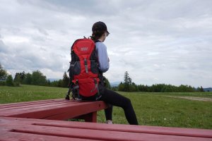 Plecak Turystyczny do Wędrówek Damski Męski Niebieski Pojemny KUBISPORT 50 L 5