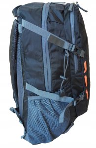 Plecak Turystyczny Sportowy Damski Męski Duży Czarny Solidny KUBISPORT 40 L 2