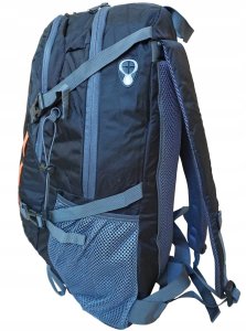 Plecak Turystyczny Sportowy Damski Męski Duży Czarny Solidny KUBISPORT 40 L 3