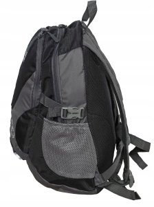 Plecak Turystyczny Sportowy Damski Męski Duży Czarny Solidny KUBISPORT 20L 2