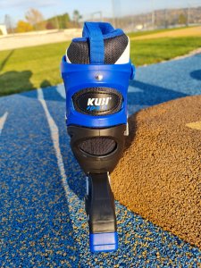 Rolki dla Dzieci Dziecięce Regulowane Niebieskie Solidne KUBISPORT r. 31-34 6