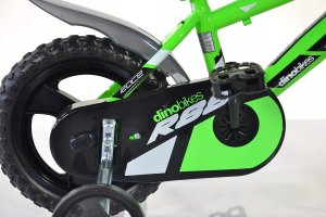 Rowerek Rower Dziecięcy dla Dzieci Chłopca z Bocznymi Kółkami DINO 12" 3