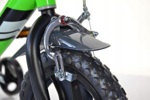 Rowerek Rower Dziecięcy dla Dzieci Chłopca z Bocznymi Kółkami DINO 12" 5