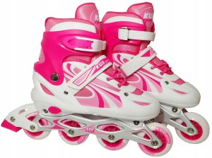 Rolki Spokey Rolki dla Dzieci Dziecięce Regulowane Różowe Solidne KUBISPORT r. 39-42 8