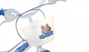 Rowerek Rower Dziecięcy dla Dzieci Dziewczynki z Bocznymi Kółkami DINO 14" 4