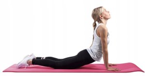 Mata do ćwiczeń  jogi 190x60x1,5 cm fuksja 8