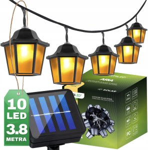Girlanda solarna ogrodowa LATARENKI 10LED ARIA 830 LUMILED 1