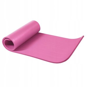 Gorilla Sports Mata do ćwiczeń jogi 190x60x1,5 cm różowa 9