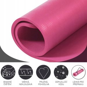 Gorilla Sports Mata do jogi ćwiczeń fitness gruba 1,5 cm DUŻA 11