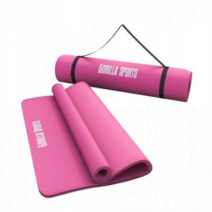 Gorilla Sports Mata do jogi ćwiczeń fitness gruba 1,5 cm DUŻA 12