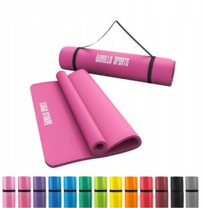 Gorilla Sports Mata do jogi ćwiczeń fitness gruba 1,5 cm DUŻA 13