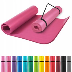 Gorilla Sports Mata do jogi ćwiczeń fitness gruba 1,5 cm DUŻA 10