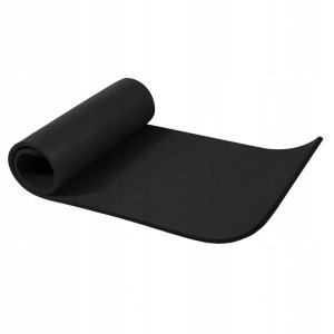 Gorilla Sports Mata do ćwiczeń jogi 190x60x1,5 cm czarna 8