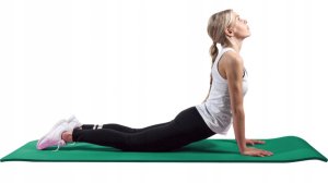 Mata do jogi duża 190x100x1,5 cm zielona 4