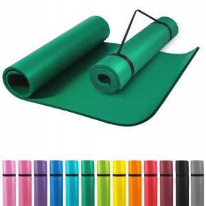 Mata do jogi duża 190x100x1,5 cm zielona 10