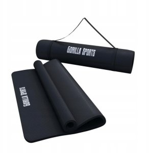 Mata do jogi duża 190x100x1,5 cm czarna 12