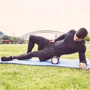 Mata do jogi duża 190x100x1,5 cm błękit królewski 12