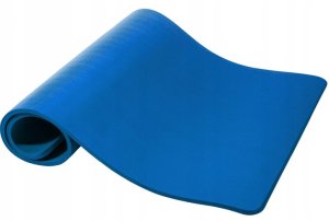 Mata do jogi duża 190x100x1,5 cm błękit królewski 5