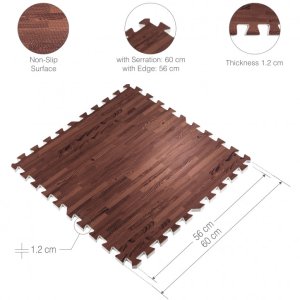 Gorilla Sports zestaw 8 x mata pod sprzęt puzzle gruba 1,2 cm 8