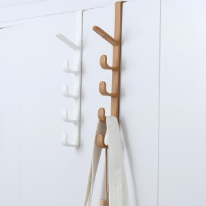 WIESZAK NA DRZWI Uniwersalny 5-miejscowy BIAŁY 6