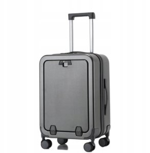 ITIMPORT WALIZKA Kabinowa CZARNA LAPTOP ABS Odporna 38L 2