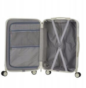 ITIMPORT WALIZKA Kabinowa CZARNA LAPTOP ABS Odporna 38L 3